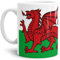 Tassendruck Flaggen-Tasse/Souvenir/Urlaub/Länder-Fahne/Kaffetasse/Mug/Cup - (Wales, Normal)