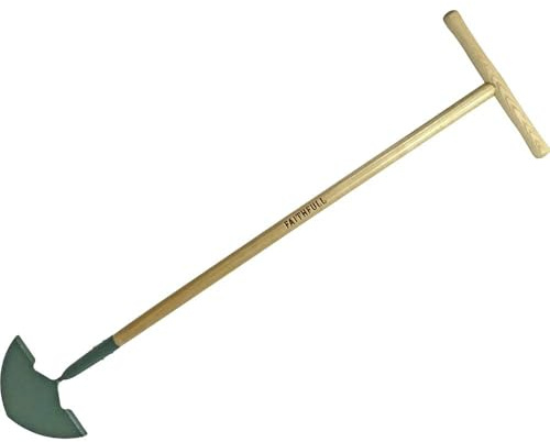 Faithfull Countryman Carbon Steel Treaded Edging Iron Overall Length 1030mm