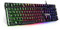 EMPIRE GAMING - Teclado de PC K300 QWERTY– 105 teclas semi-mecánicas con 19 teclas anti-gosthing 12 accesos directos multimedia Retroiluminación LED RGB