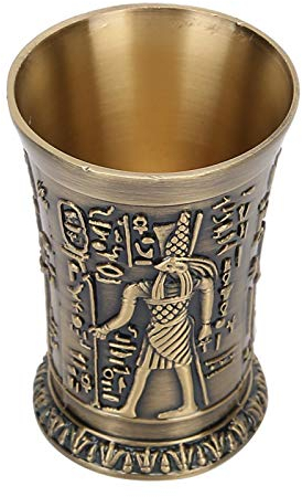 Rotweinkelch Vintage Weinbecher Metall Retro Trinkparty Cups Kleine Weintee Tasse Trinkbecher Weinkelch Kunsthandwerk Home Decoration(Kupfer)