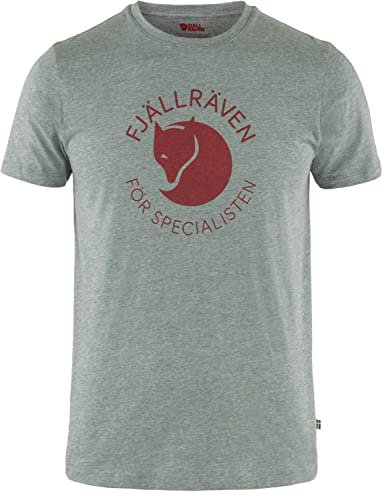 Fjällräven Herren Fox T-Shirt M, Grey Melange, XS