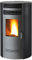 Pelletofen BIO GQ80-8 kW rund - Feuerschale aus Gusseisen (schwarz)