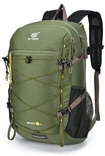 SKYSPER ISHELL 30 Faltbarer Rucksack 30L Ultra-leicht Tagesrucksack Verstaubar Daypack Wasserfest Wanderrucksack Reiserucksack für Camping Outdoor Wandern Reisen