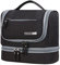 JOZEA Kulturtasche, Kulturbeutel für Herren und Damen, tragbare Kosmetiktasche wasserdicht, Reisetasche, Toilettenbeutel, schwarz