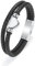 Minicremation Schmuck für Asche, Urnen-Armband mit Verschluss, Perlen, Rindsleder, mehrschichtig, geflochtenes Leder, Urnen-Armband für Männer und Frauen