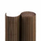 casmartis PVC Sichtschutzmatte - braun - 90 x 600 cm (2-teilig) - Zaunsichtschutz, Sichtschutzzaun, Balkonverkleidung, Zaunblende