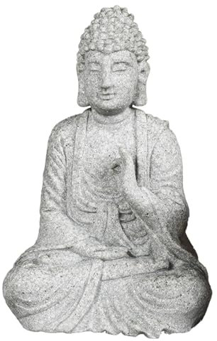 Kleine Buddha-Statue, Buddha-Skulptur, sitzendes Ornament, Landschaftsbau, Handwerk, blauer Sandstein, Buda Buddah-Figur für Zuhause, Wohnzimmer, Desktop, Yoga-Dekoration