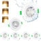 Brantoo LED Einbaustrahler 230V 6er Set, 70-80mm Lochmaß 5W Ultra Flach IP44 Spots, Kaltweiß 6000K Deckenspots für Badezimmer Küche Wohnzimmer