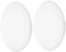 Homoyoyo 2 Pezzi Accessori per plafoniere paralume lampadario di ricambio globi ventilatore da soffitto Plafoniera a soffitto a LED tonalità leggera a soffitto pvc bianca