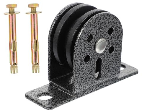 TOYANDONA Heberolle Rad Turnhalle Riemenscheibe Einstellbar Flaschenzugsystem Zum Trainieren Heben Workout-lagerrolle Trainings-flaschenzug Fitness-heberiemenscheibe Eisen Schwarz