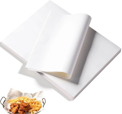 200 Stück Käsepapier, 22 X 33cm Butterbrotpapier Wachspapier Backpapier Ohne Schadstoffe für Sandwich Pommes Frites Burger Kuchen