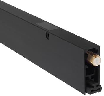 Trademark Soundproofing Automatische Türdichtung unten, Regular Duty, Schwarz, TH153D36