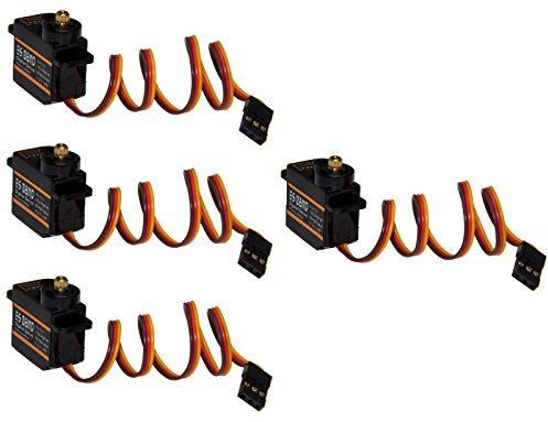 Adapter Universe 4 x Emax ES08MD RC Servo Digital Metall Gear Micro Servo 12g 0,08s 2kg
