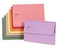 Guildhall Document Wallets 285gsm 35.5x22.5cm Blue PK50