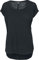 Urban Classics Damen T-Shirt Long Back Shaped Slub Tee, Gr. Small, Schwarz (Black 7)