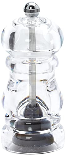HOME 8725500 Macinapepe Acril Cm 11 Carbonio Utensili da Cucina, Acrilico, Trasparente