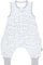 TupTam Sommerschlafsack Baby mit Füßen – Leichter Schlafsack Baby Sommer 0.5 TOG, OEKO-TEX, Farbe: Giraffe Grau, Größe: 80-86