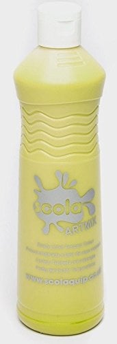 Scola Artmix 600 ml Flaschen, gebrauchsfertig, Posterfarbe, Zitronengelb