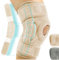 Vive - Ginocchiera snodata per donna e uomo, con compressione per legamento crociato anteriore, legamento crociato e tendinite, per corsa, colore: beige