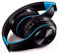 Casque sans Fil Pliable pour Samsung Galaxy Z Fold 2 Smartphone Bluetooth Boutons Reglable Son Universel (Bleu)