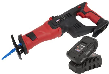 Sealey 20V 2Ah SV20 Series Cordless Reciprocating Saw Kit - CP20VRSKIT1