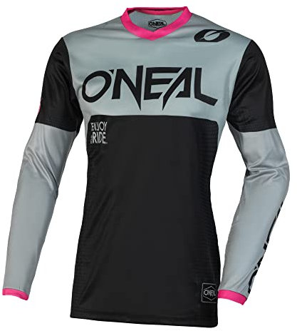 O'Neal Element Racewear Trikot für Mädchen, Schwarz/Rosa, M