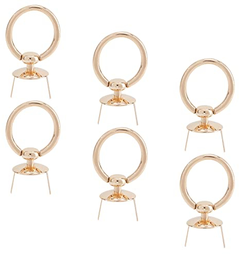 WADORN 6 set di Chiusura A Sospensione per Borsa, Fibbie A Clip Laterali In Metallo Connettore per Cinturino A Catena per Borsa con Fibbia Ad Anello per Borsetta Hardware 3.3cm