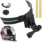Momgyaamz Action Camera Helmet Mount - Compatible with GoPro Hero, Motorcycle Helmet Strap Mount, Pack of 1, Black