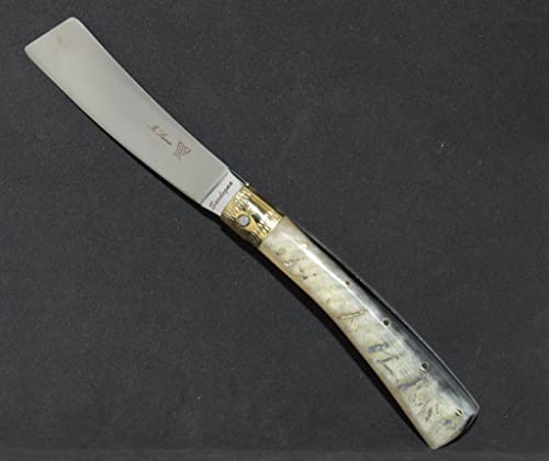 ARMERIAONLINE SINCE 1999 is lunas Coltello SARDO PATTADA Lametta Artigianale Manico in Corno Collezione Tascabile da Caccia 128 lametta
