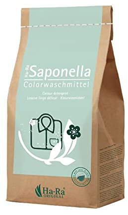 Ha-Ra Saponella Color-Waschmittel Pulver I 1,7 kg Waschpulver für Buntwäsche I Hochkonzentriert für bis zu 77 Waschladungen I Waschpulver Großpackung I Hautverträglich & Umweltschonend