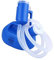 EHOTER Urinals for male 2000ml with 51 Long Tube Male Urine Bottle with Cover Portable Reuseable Spill-Proof Male Urinal System Urine Collector Container (Blue)
