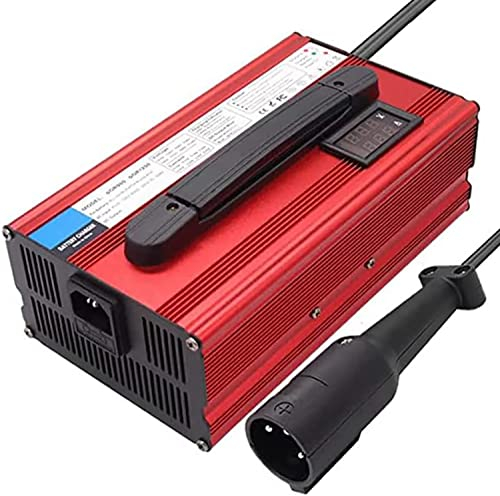 XINGSHANG 48V 15 AMP Golf Cart Ladegerät Ersatz Club Car Batterieladegerät LED-Statusleuchte Zum Aufladen Für 48 Volt Club Car Golf Cart,Golf Cart Batterieladegerät (A1)