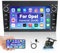 Hikity Android 13 Autoradio Für Opel Corsa Astra Zafira Antara Vectra Meriva Vivara Vivaro Combo 9 Zoll Radio Navi mit GPS FM RDS WiFi Bluetooth EQ 2USB Mirror Link SWC MIC Rückfahrkamera(Schwarz)