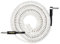 SONICAKE Cable de instrumento de guitarra 10M cable de guitarra de bobina 6,3mm cable en espiral con enchufes en ángulo y conector estándar blanco