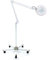 awolsrgiop LED Lupenleuchte, 8 Dioptrien Lupe mit Licht - Dimmbar Tischklemme Lampe 24W mit Ständer und Rädern, 8X Lupenleuchte Kosmetik Lampe Lupenlampe Arbeitsplatzlampe -Weiß