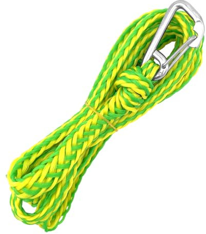 Nylons Boat Dock Line Mooring Rope with Clip Kayaks Tow Line Highly Visibleness Braids Rope Braids Rope Nylons Kayaks Anchors Rope Reflective Dock Rope