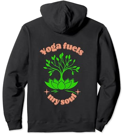 Yoga treibt meine Seele an Pullover Hoodie