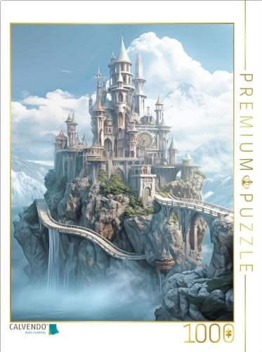 CALVENDO Puzzle Fairytale Castles | 1000 Teile Lege-Größe 48 x 64 cm Foto-Puzzle für glückliche Stunden