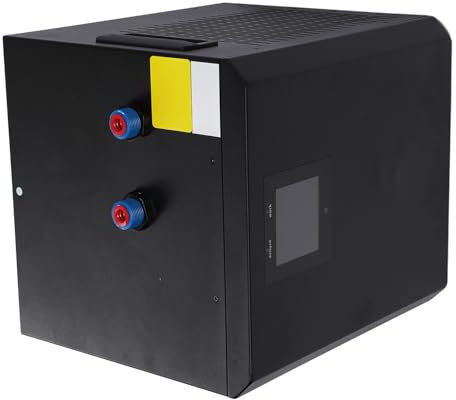 Enfriador de Baño de Hielo de 1/3 Pantalla Táctil LCD, 3 Modos, Ventiladores Duales, de Enfriamiento Silencioso y Eficiente con Control Remoto, de Enfriamiento de Baño