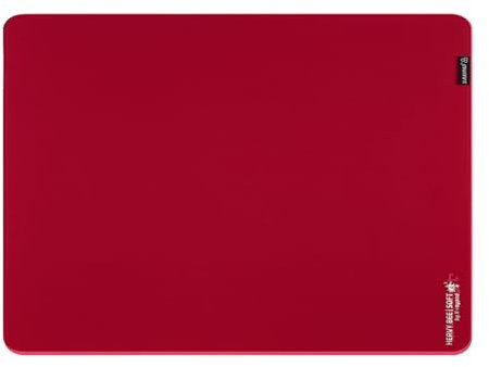 X-Raypad Einzigartiges Heavy Bee Esports Mauspad, Wabenstoffoberfläche, Gaming-Mauspad für FPS-Spieler mit niedrigen DPI-Anforderungen (Heavy Bee Red, 360 x 300 x 4 mm)