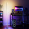 WISIMMALL Rgb Led Stehlampe Wohnzimmer, 65 Ecken Lampe Standleuchte Dimmbar mit Fernbedienung und APP, 16 Millionen Farben, Musikmodi, DIY-Modus & Timing -Funktion für Schlafzimmer, Spielzimmer