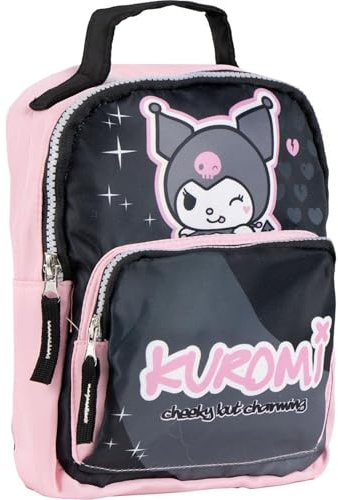 CERDÁ LIFE'S LITTLE MOMENTS Hello Kitty Kuromi Kinder Freizeitrucksack – Leichter, Robuster und Bequemer Rucksack für Schule, Reisen und Alltag