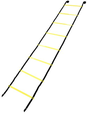 equlup Agility-Leitern, 4 m, Fußball, Fußball, Flexibilität, Geschwindigkeit, Agile-Training, Fitness, Sprungleiter für Volleyball, Fußball, Basketball