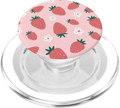 Cute Pop Socket Cute Strawberry PopSockets for Girls Cute PopSockets PopGrip for MagSafe