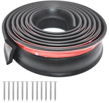 Garagentor Dichtung 6 Meter Universal Garagentor Gummidichtungsstreifen Garagentor Dichtung Unten Wetterfeste Dichtung DIY-Dichtungsstreifen-Ersatzgummi, Garagen sauber und trocken zu halten