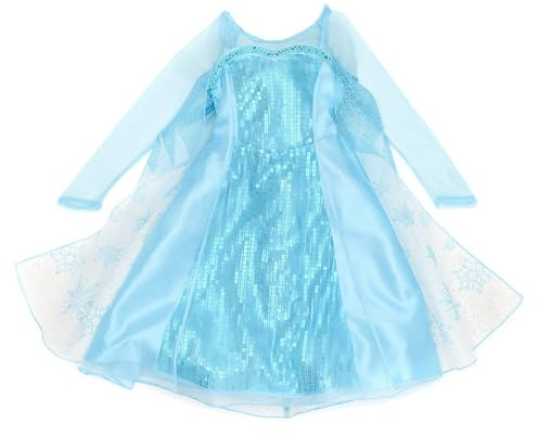 Disney Store Official - Die Eiskönigin - Völlig unverfroren - Königin ELSA - Kostüm für Kinder - Outfit für Kostümpartys, Halloween und Rollenspiele, 4 Jahre