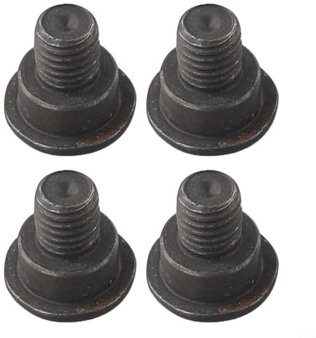 For BMW Brake Disc Rotor Screw Set 34211161806 Metal Mounting Bolts for 2 3 5 6 7 Series 4 Pieces Black Installation Kit