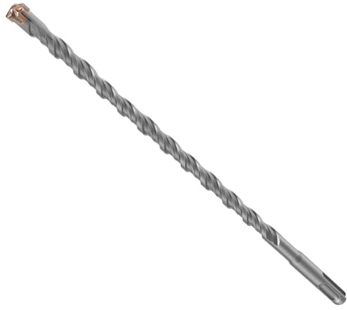 Flintronic Foret à Béton, Ø 10 x 310mm Foret Carrelage, Forets SDS Plus, Jeu de Forets à Béton, avec 4 taillants en carbure et double vis, pour Percer Dans le Bétons, Brique, Pierre, Maçonnerie