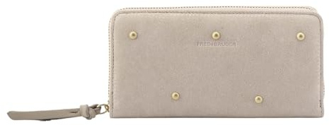 FREDsBRUDER Leder Geldbörse The Beaded Wallet Creamy Cream Creme