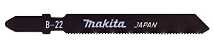 Makita B-04949 Stichsägeblatt B-22S HSS 5 Stück, ideal für dünne Bleche aus Stahl, Edelstahl und Aluminium von 1 bis 3 mm und Kunststoff von 1 bis 6 mm Materialstärke